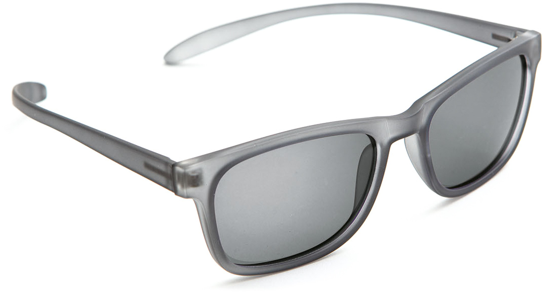 Kindersonnenbrille Trapezform Grau