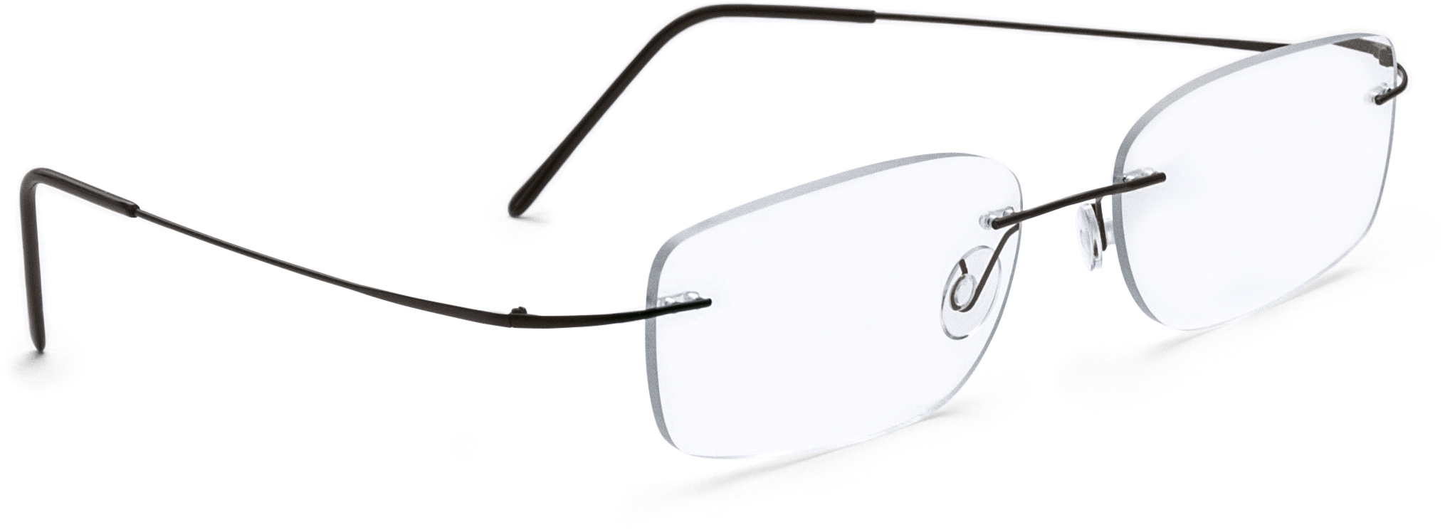 Hülsenbohrbrille mit Scharnierbügel Schwarz