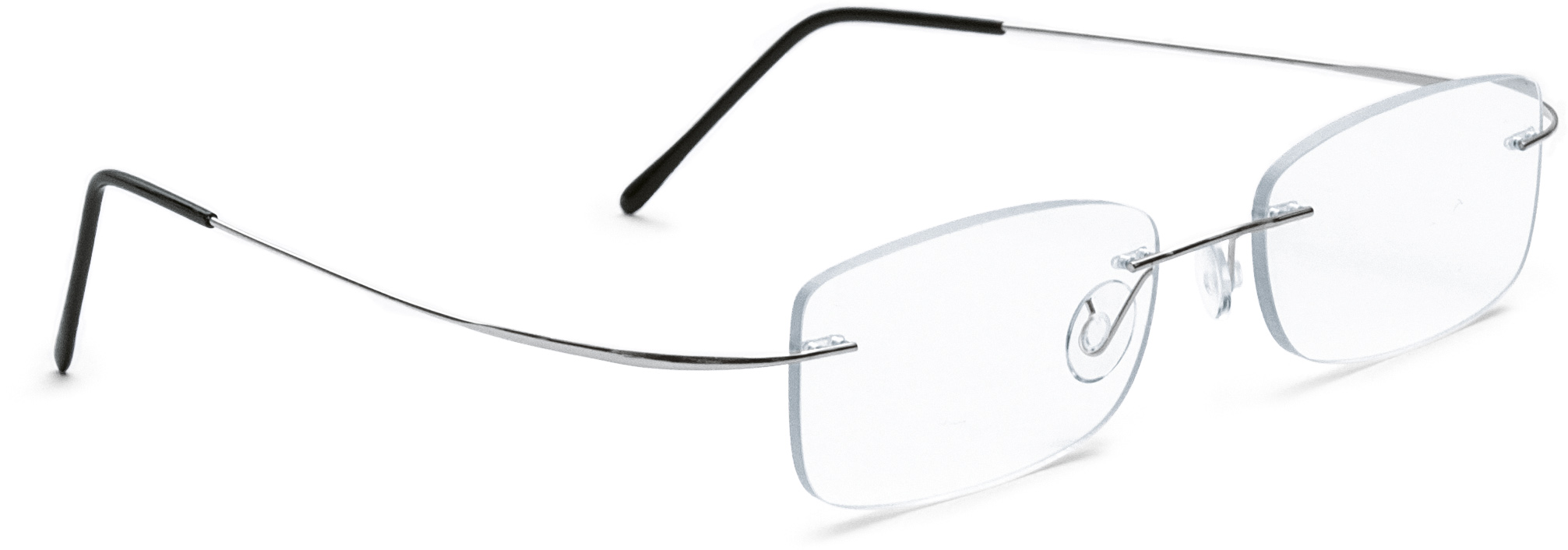 Hülsenbohrbrille Monoblockbügel, Silber
