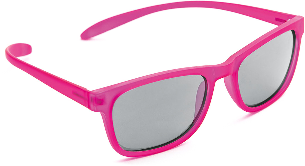 Kindersonnenbrille Trapezform Pink