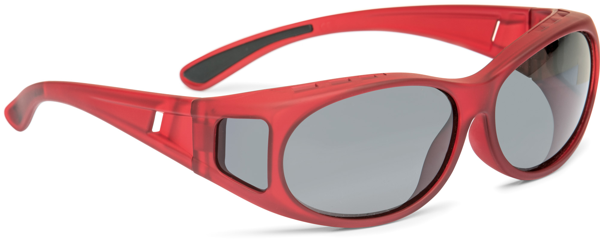 Überbrille Soft Touch oval Rot "S"