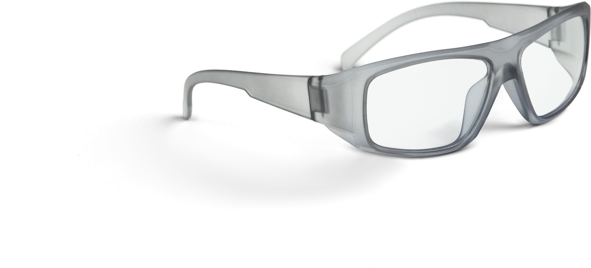 Schutzbrille Kunststoff Grau matt